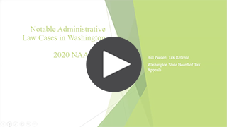 Notable Administrative Law Cases in Washington